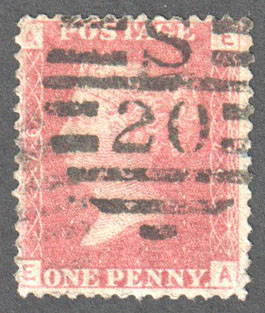 Great Britain Scott 33 Used Plate 76 - EA - Click Image to Close